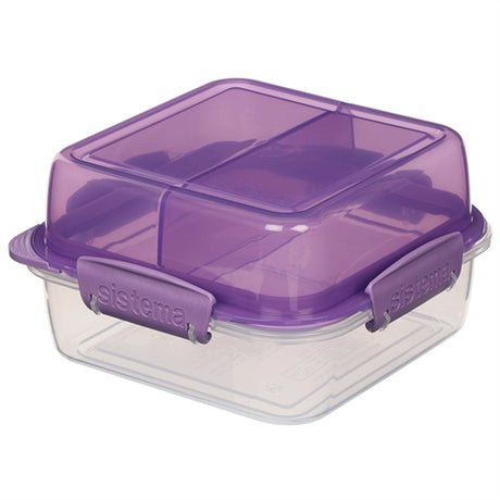 Sistema To Go Lunch Stack Square Matboks 1,24 L Misty Purple