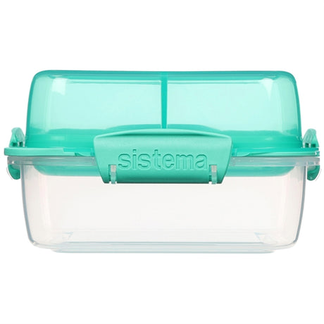 Sistema To Go Lunch Stack Square Matboks 1,24 L Minty Teal