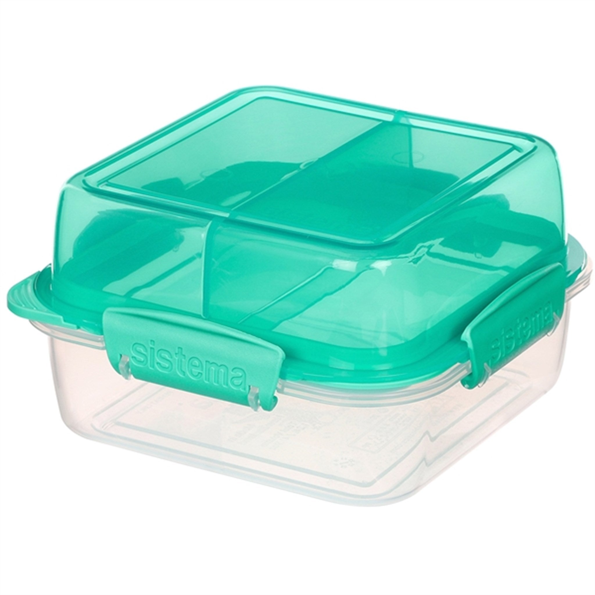 Sistema To Go Lunch Stack Square Matboks 1,24 L Minty Teal