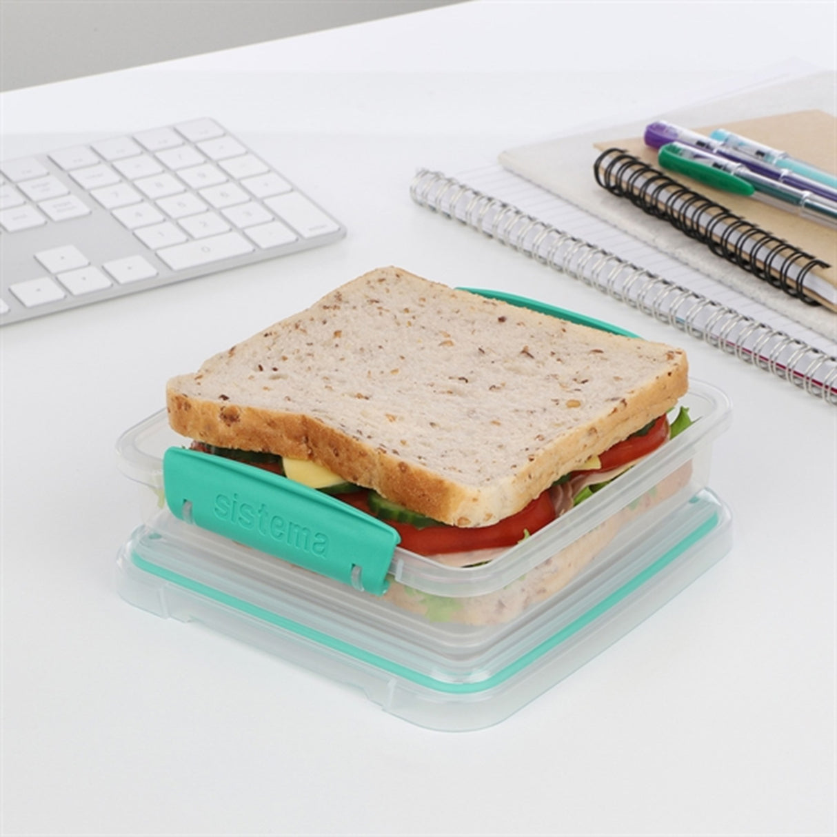 Sistema To Go Sandwich Matboks 450 ml Minty Teal