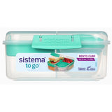 Sistema To Go Bento Cube Matboks 1,25 L Minty Teal