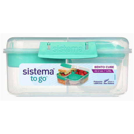 Sistema To Go Bento Cube Matboks 1,25 L Minty Teal 2