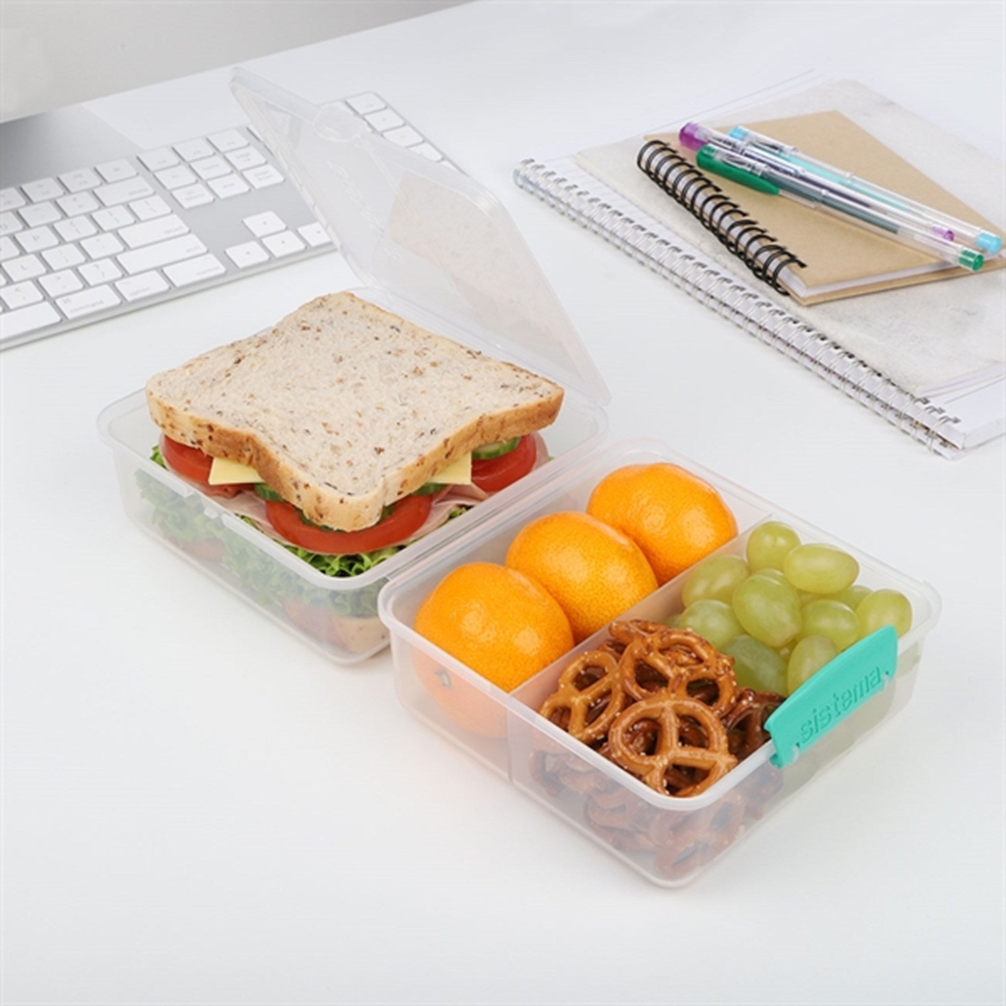 Sistema To Go Lunch Cube Matboks 1,4 L Minty Teal 3