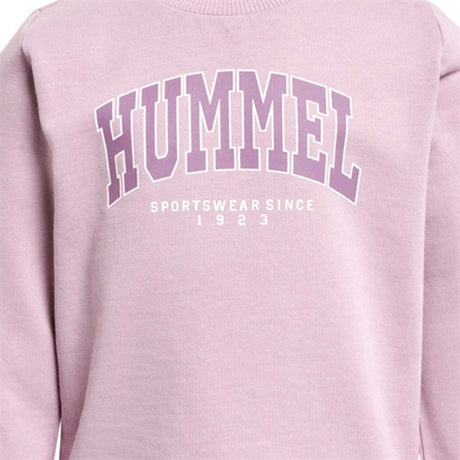 Hummel Mauve Shadow Fast Lime Sweatshirt 2