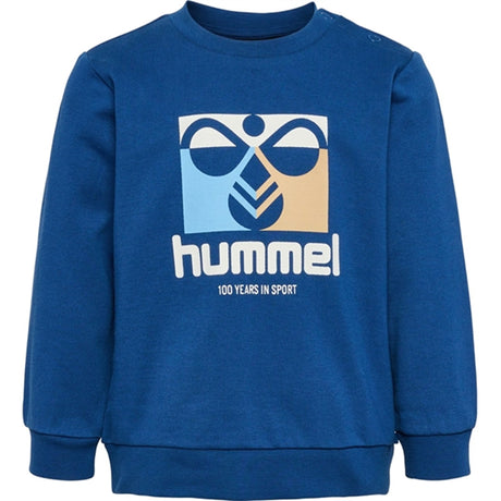 Hummel Navy Peony Lime Collegegenser