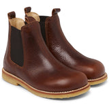 Angulus Chelsea Støvel Dark Brown/Brown