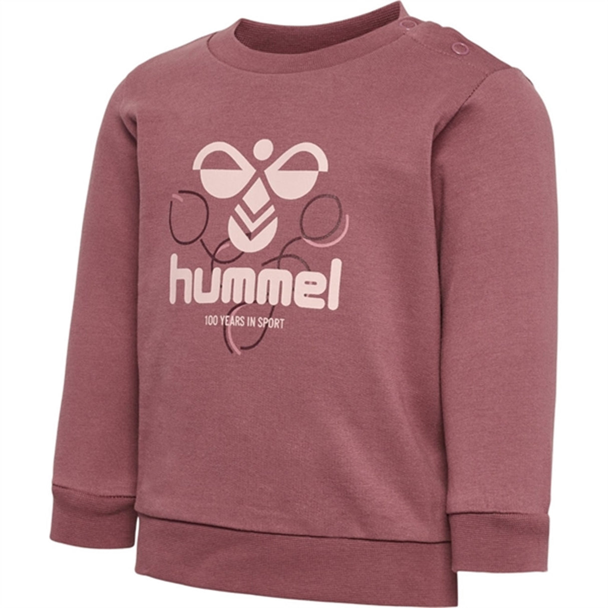 Hummel Rose Brown Lime Collegegenser 3