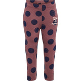 Hummel Rose Brown Dotty Leggings