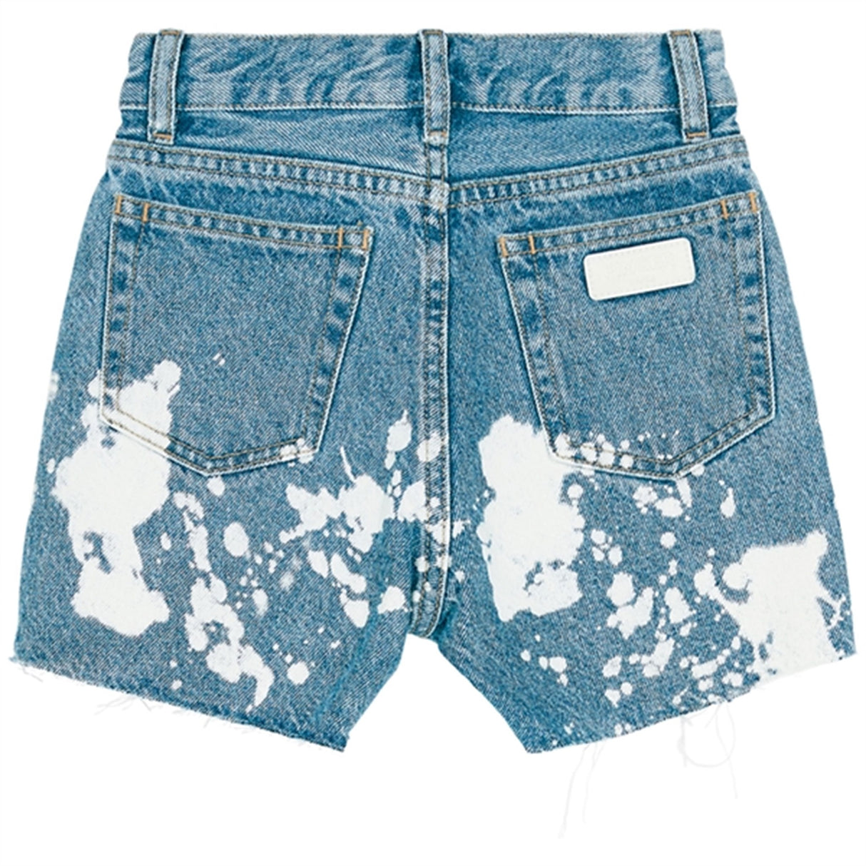 Finger In The Nose Cherryl Bleached Blue White Spots Højtaljede Shorts