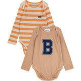 Bobo Choses Curry Yellow Stripes Body 2-pakning