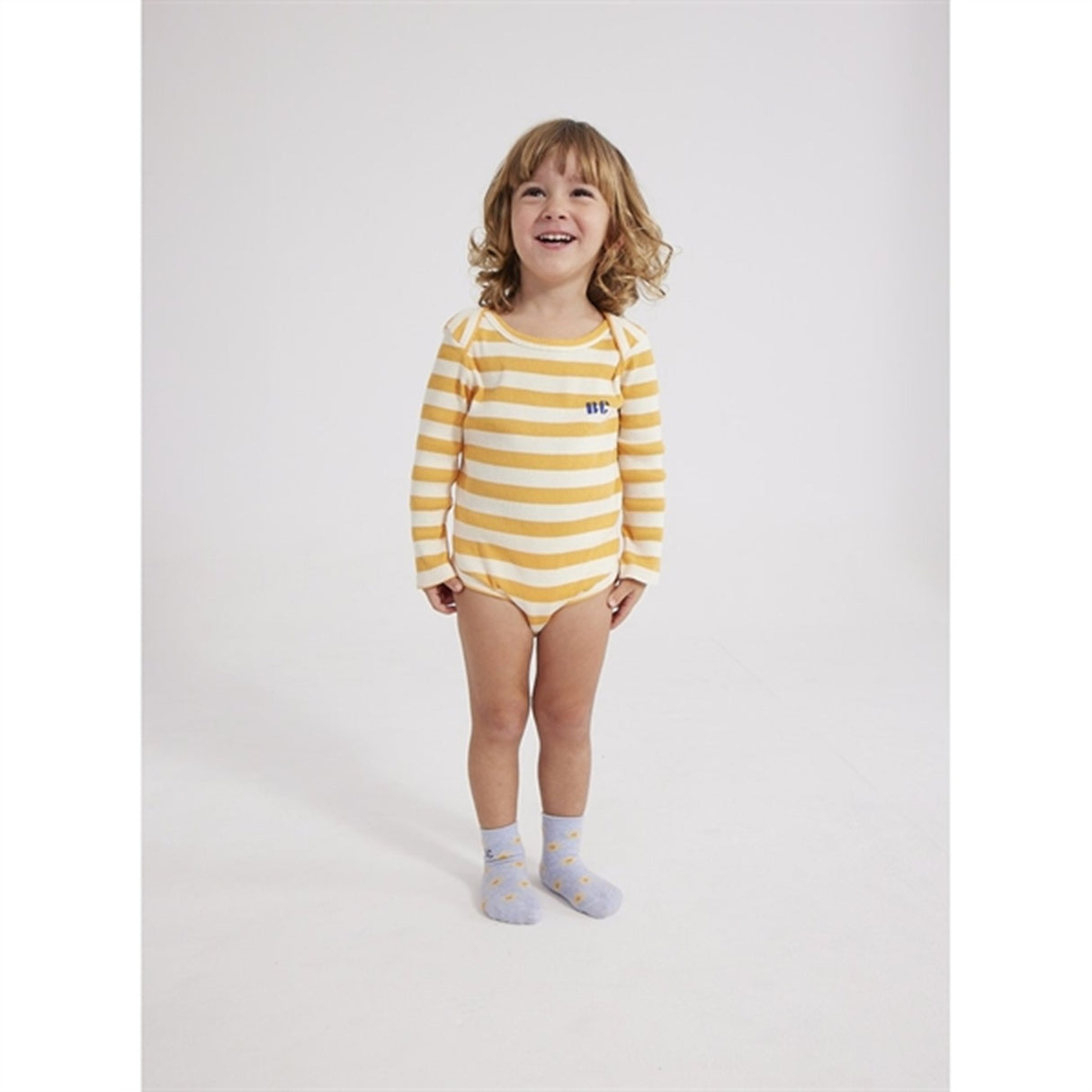 Bobo Choses Curry Yellow Stripes Body 2-pakning 2