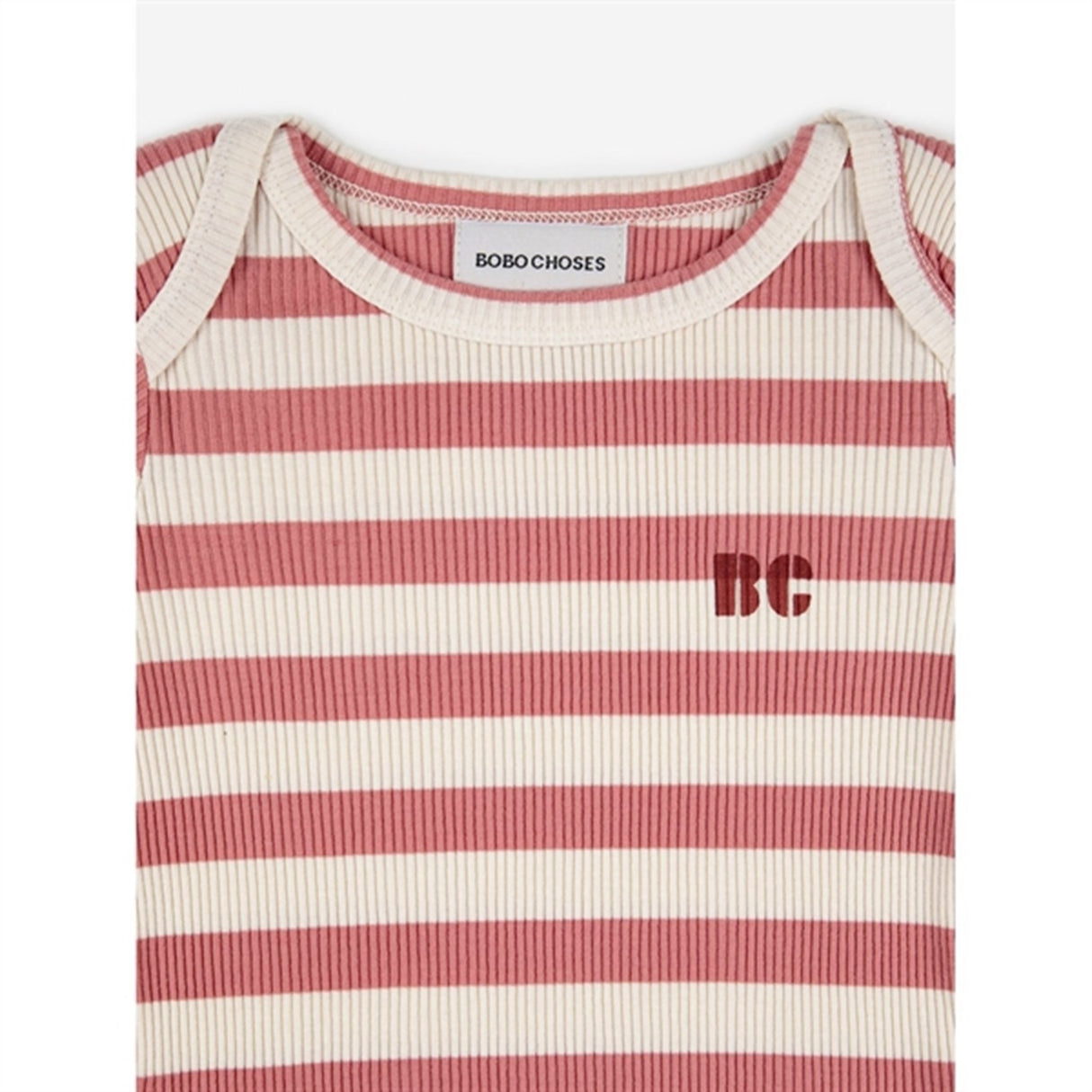 Bobo Choses Burgundy Red Maroon Stripes Body 2-pakning 5