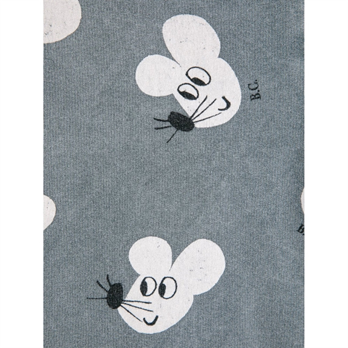 Bobo Choses Grey Mouse Hoodie AOP 2