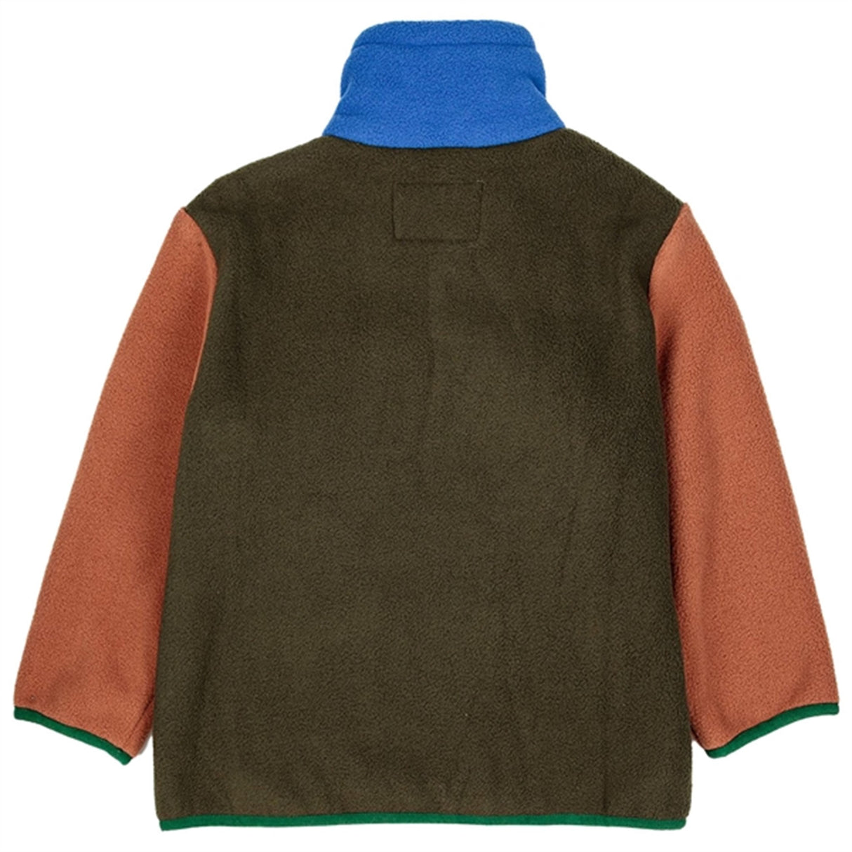 Bobo Choses Khaki Color Block Polar Fleece Jakke