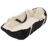 Copenhagen Colors Babylift og Lekematte Black w. Creme Solid Stripe 4