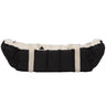 Copenhagen Colors Babylift og Lekematte Black w. Creme Solid Stripe