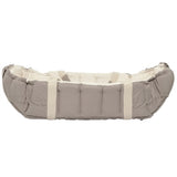 Copenhagen Colors Babylift og Lekematte Dark Grey w. Creme Solid Stripe