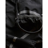 Mini Rodini Alaska Panda Baby Overall Black