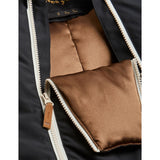 Mini Rodini Alaska Panda Baby Overall Black