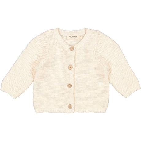 MarMar Cream Tyrus Strikk Cardigan