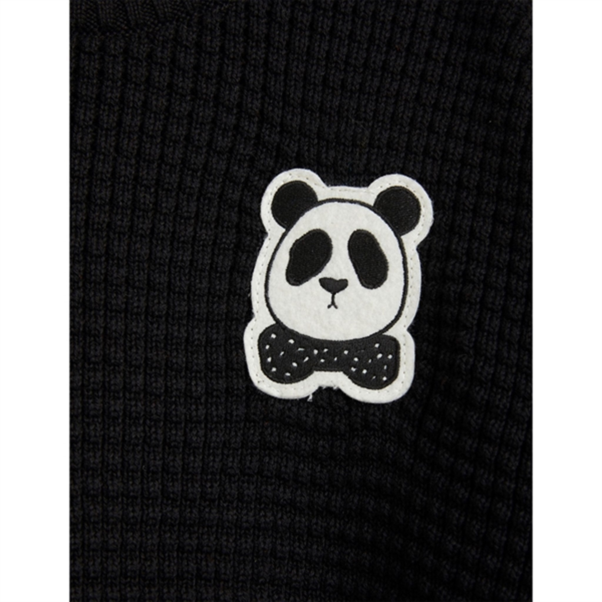 Mini Rodini Black Panda Strikk Sweater 2