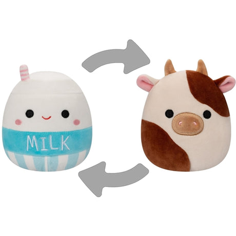 Squishmallows Flip A Mallow  Ronnie the Cow/Milk 13 cm