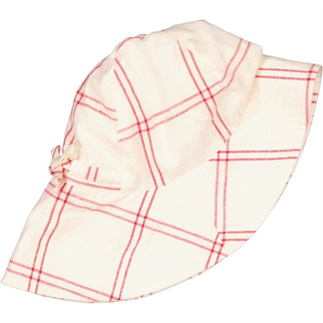 MarMar Red Check Alba Long Solhatt