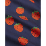 Mini Rodini Strawberries Aop Woven T-shirt Blue 3