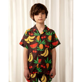 Mini Rodini Fruits Aop Woven T-shirt Brown 5