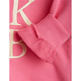 Mini Rodini Book Club Emb Collegegenser Pink 4