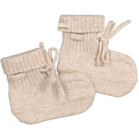 MarMar Sand Melange Cashmere Abootie Tøfler