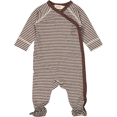 MarMar New Born Deep Choco Stripe Rubello Heldrakt