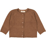 MarMar Dark Fudge Melange Totti Strikk Cardigan