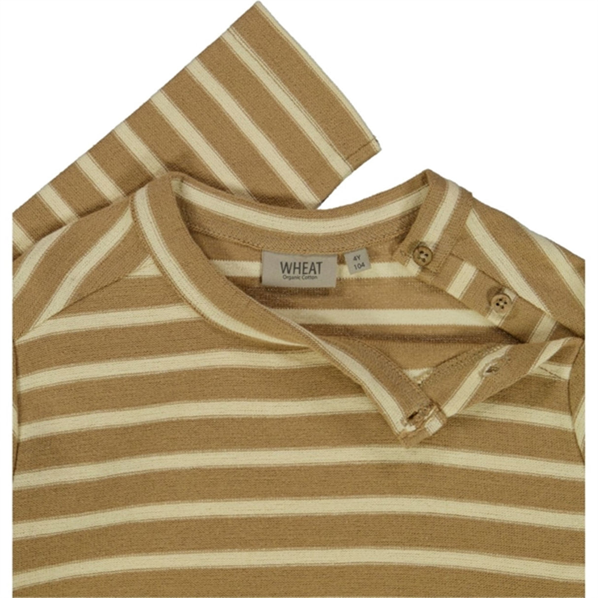 Wheat Cartouche Stripe Anton Soft Bluse