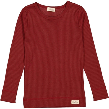 MarMar Modal Hibiscus Red Plain Genser