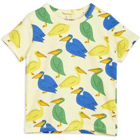 Mini Rodini Pelican AOP T-Shirt Yellow