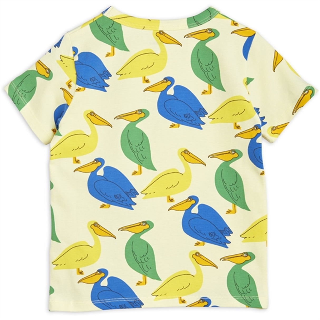 Mini Rodini Pelican AOP T-Shirt Yellow 3