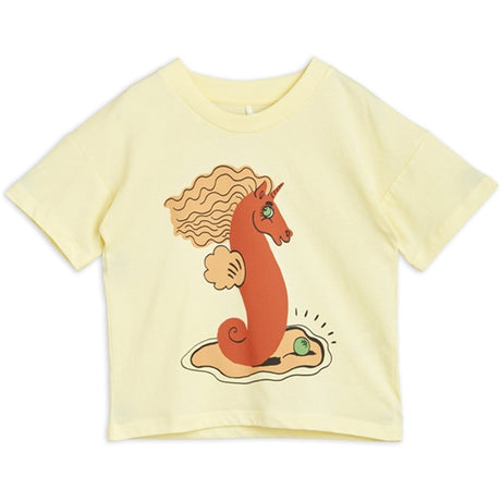 Mini Rodini Unicorn Seahorse T-shirt Yellow