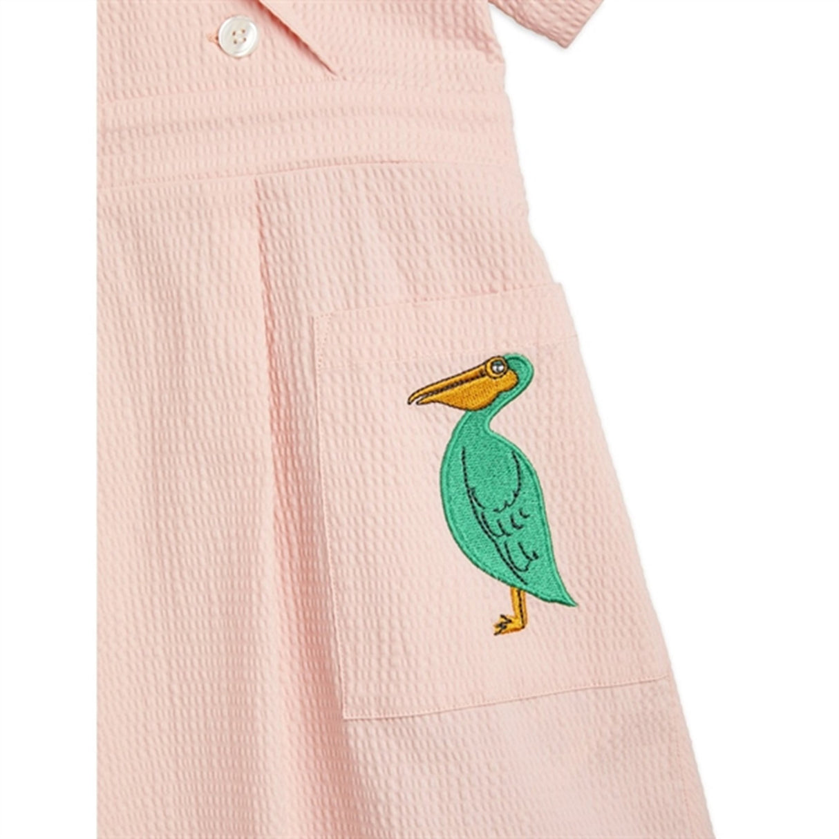 Mini Rodini Pelican Woven Kjole Pink 3