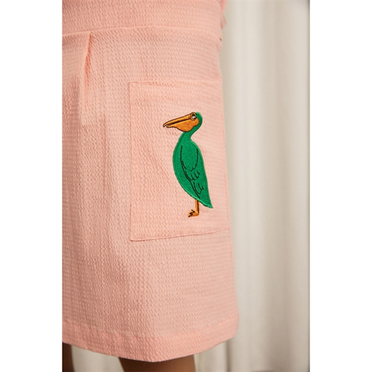 Mini Rodini Pelican Woven Kjole Pink 7
