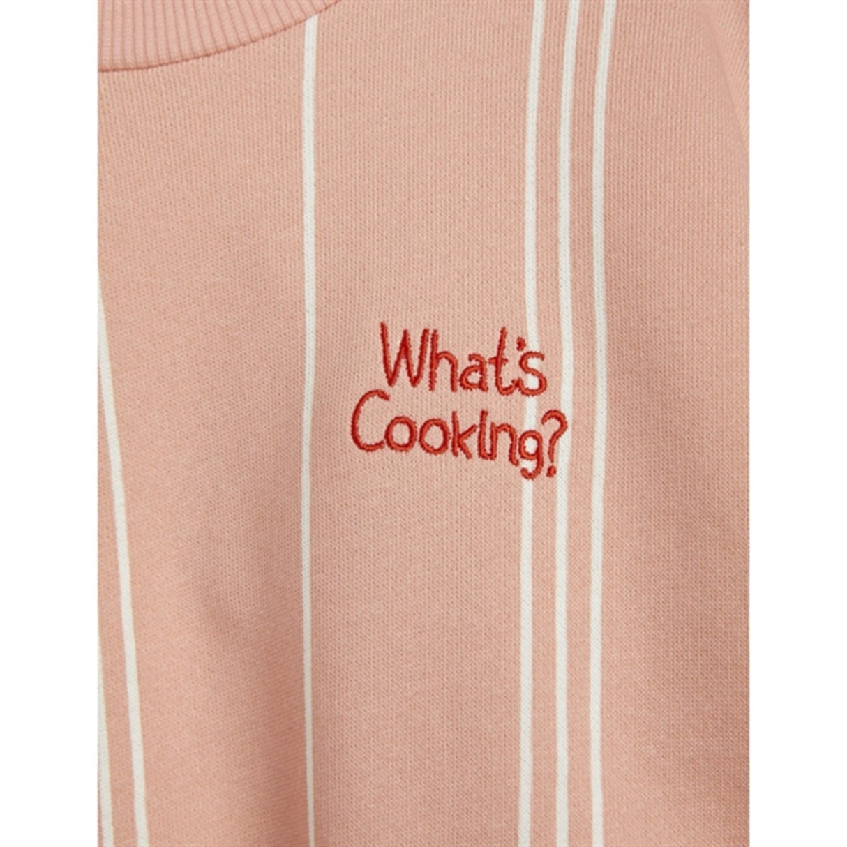 Mini Rodini What´s Cooking Emb Collegegenser Pink 3