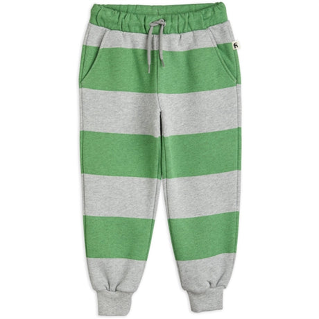 Mini Rodini Stripe Sweatpants Green