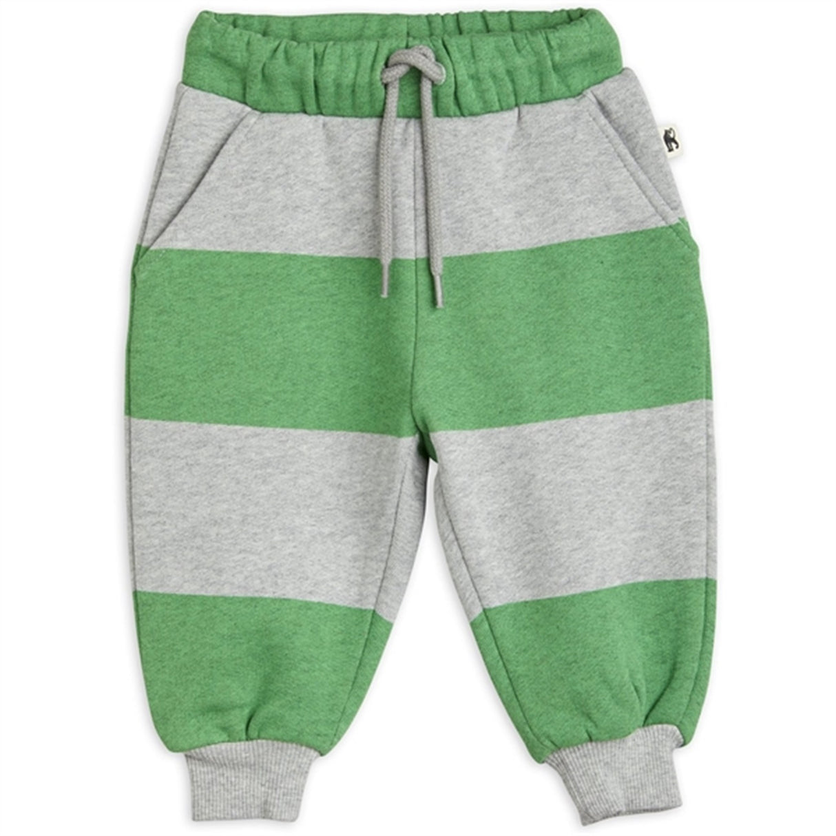 Mini Rodini Stripe Sweatpants Green 4