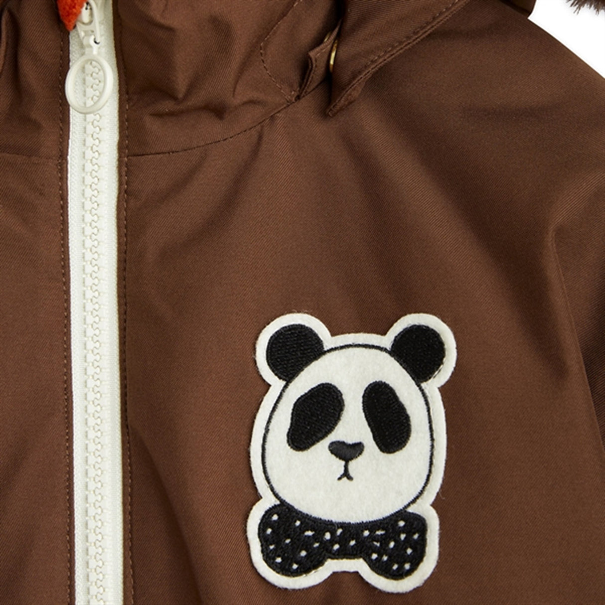 Mini Rodini Panda Soft Ski Jakke Brown 4