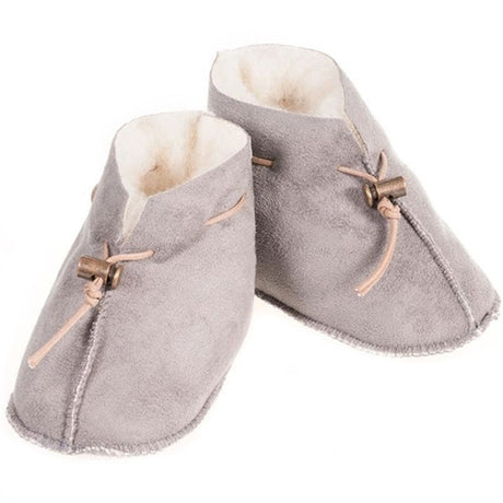 Alwero Baby Slippers Emo Velours Light Grey