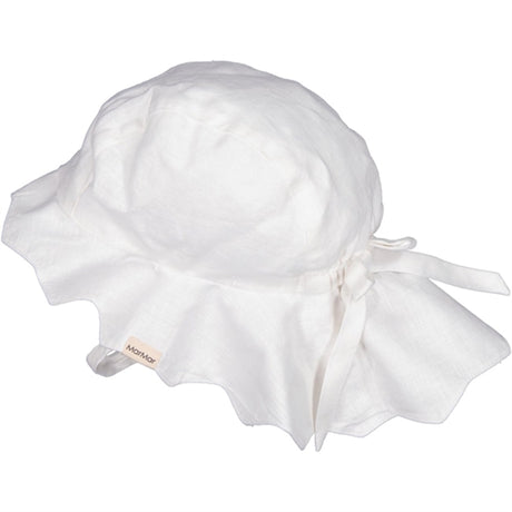 MarMar White Alba Baby L Scallop Solhatt