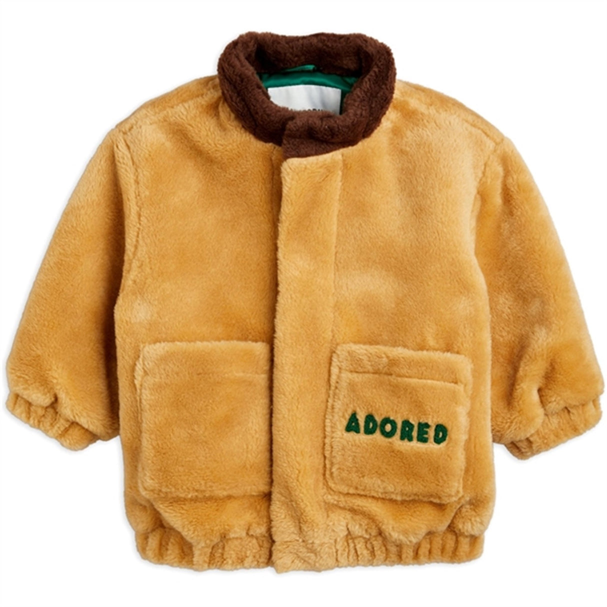 Mini Rodini Adored Faux Fur Jakke Beige 2