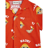 Mini Rodini Red Hike Aop Woven Skjorte