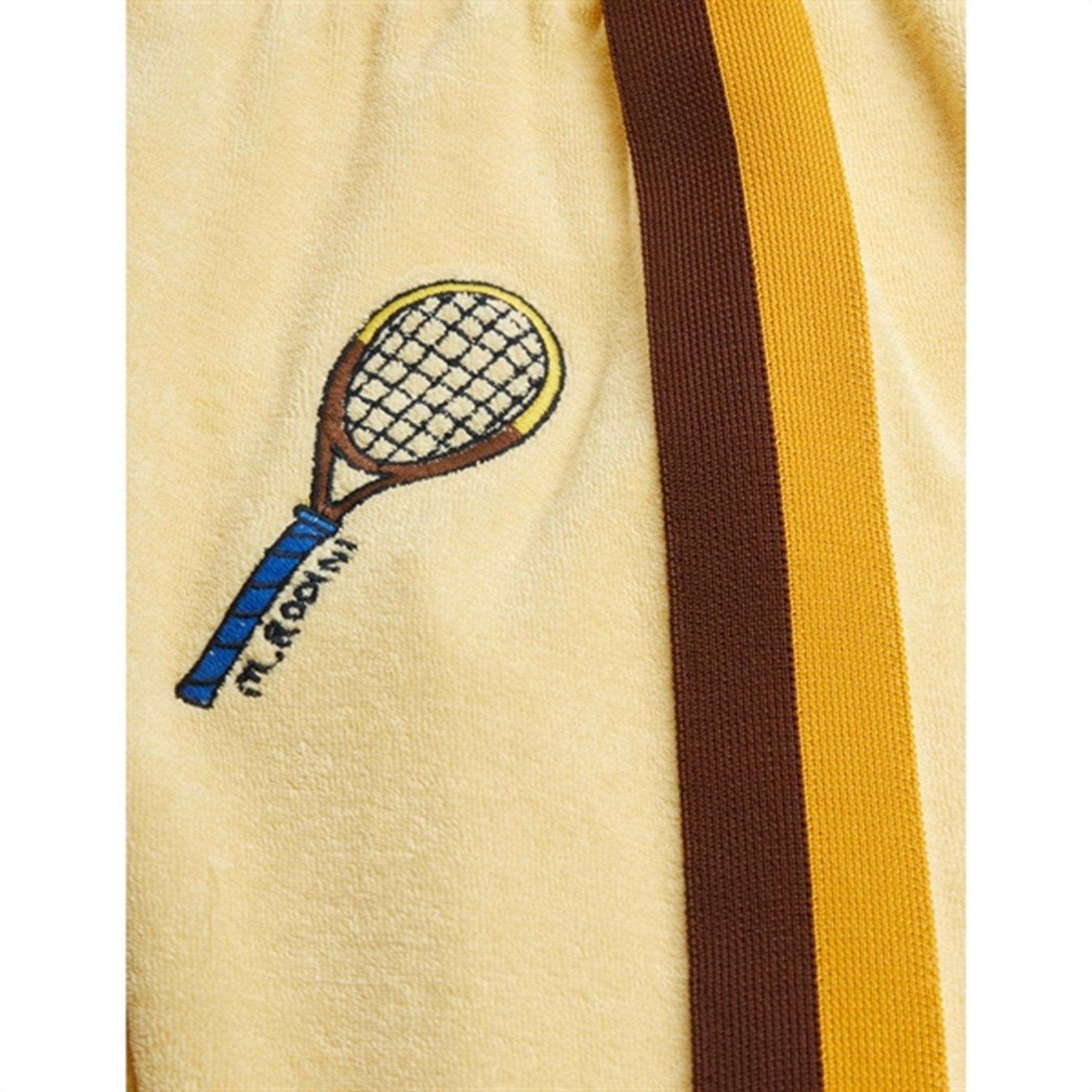 Mini Rodini Yellow Tennis Emb Terry Bukser 7