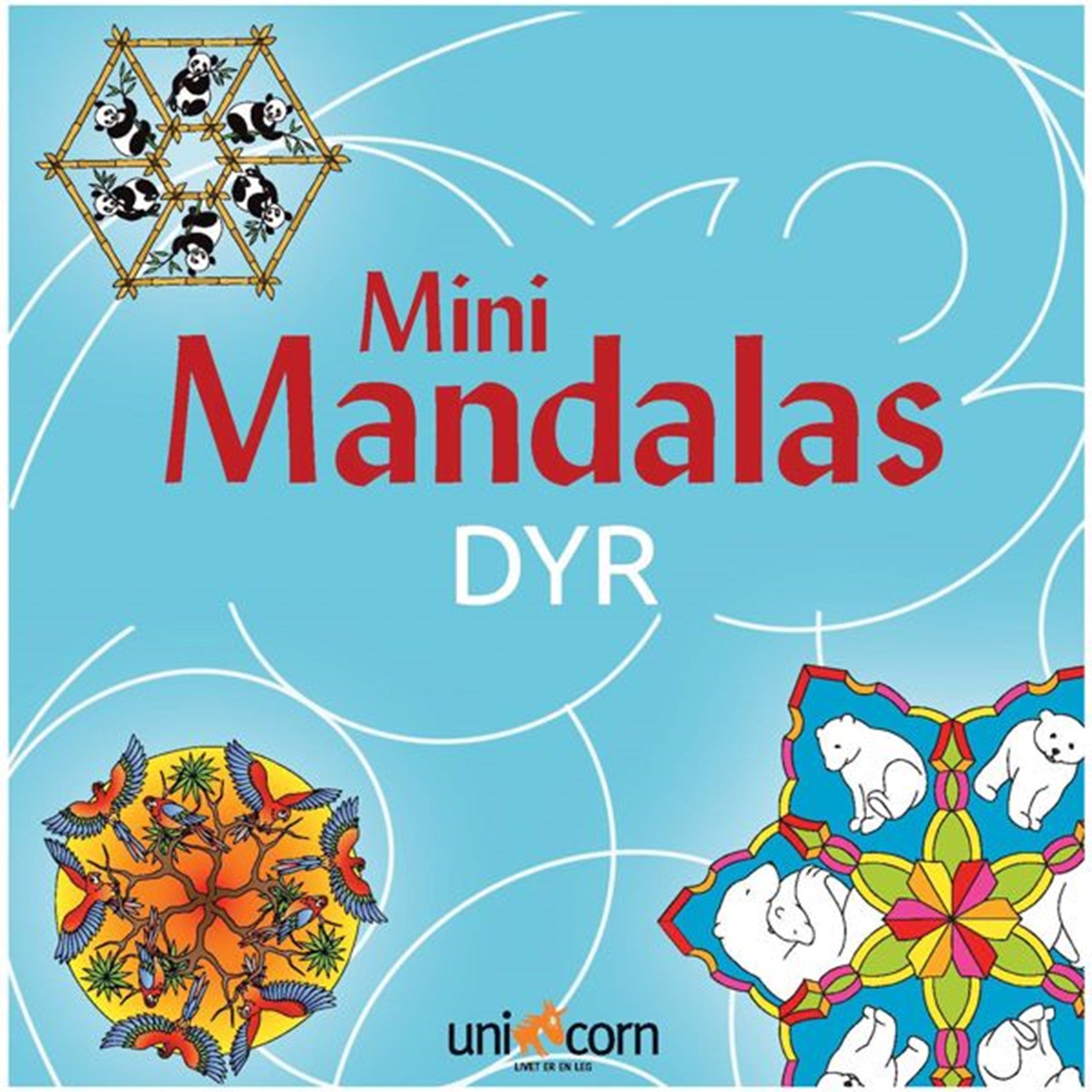 Forlaget Unicorn Mandalas Mini Dyr